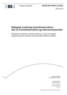 DANSK DS/EN ISO 10993-12