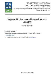 DNV DNV TAP NO. 431.90-MED A.1/2.7