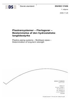 DANSK DS/ISO 17456