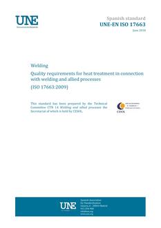AENOR UNE-EN ISO 17663