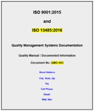 ISO 13485:2016-9001:2015 Small Business Package
