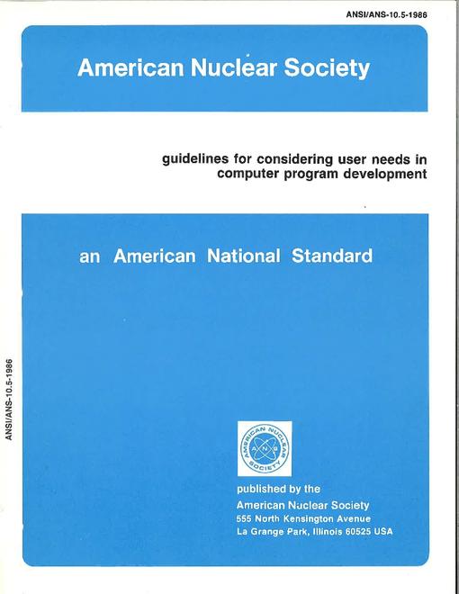 ANS 10.5-1986