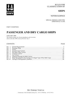 DNV DNV-RU-SHIPS PART 5 CHAPTER 2