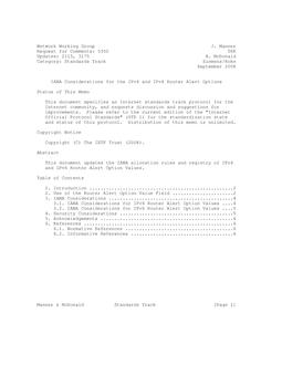 IETF RFC 5350