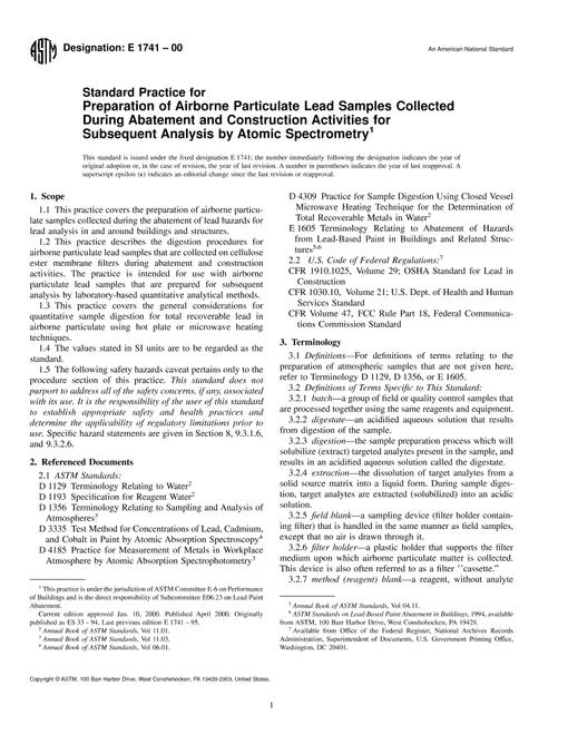 ASTM E1741-00