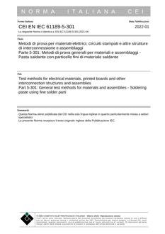 CEI EN IEC 61189-5-301