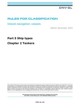 DNV DNVGL-RU-INV PART 5 CHAPTER 2