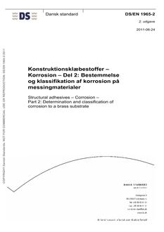 DANSK DS/EN 1965-2