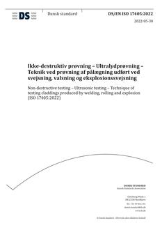DANSK DS/EN ISO 17405