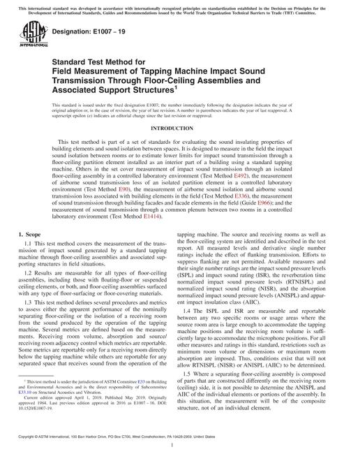 ASTM E1007-19