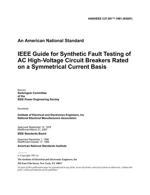 IEEE C37.081-1981