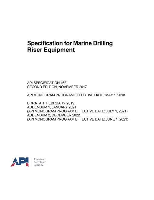 API Spec 16F
