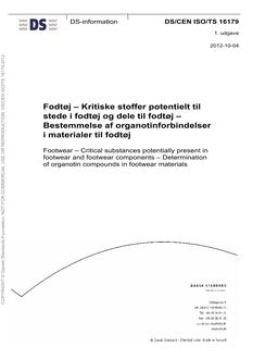 DANSK DS/CEN ISO/TS 16179