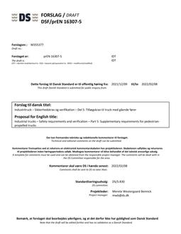 DANSK DSF/PREN 16307-5