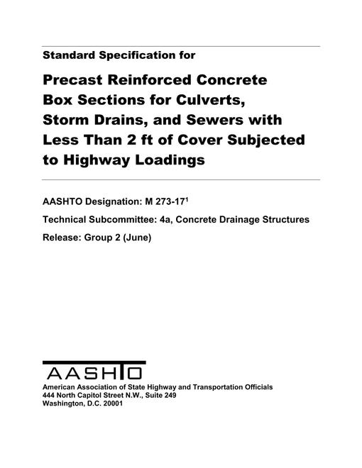 AASHTO M 273-17