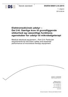 DANSK DS/EN 60601-2-6