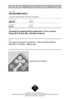 CEI EN 60512-25-5