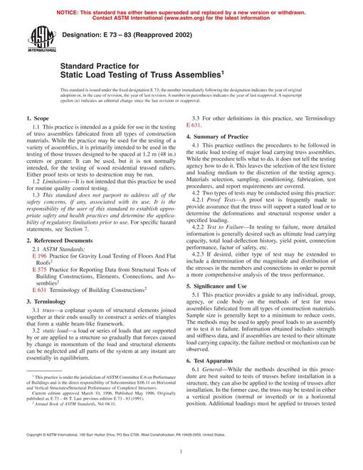 ASTM E73-83(2002)