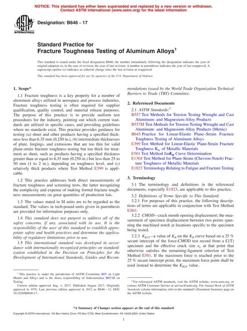 ASTM B646-17