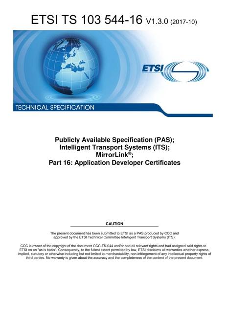 ETSI TS 103 544-16