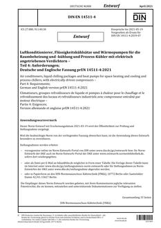 DIN EN 14511-4 - DRAFT
