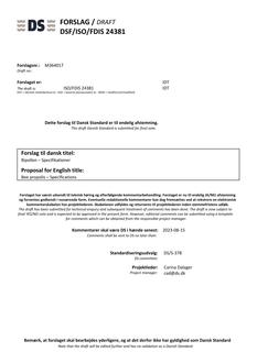 DANSK DSF/ISO/FDIS 24381