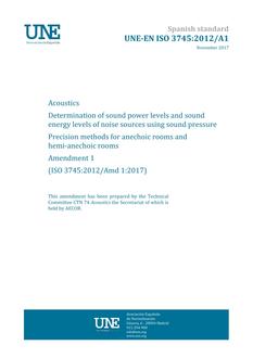 AENOR UNE-EN ISO 3745
