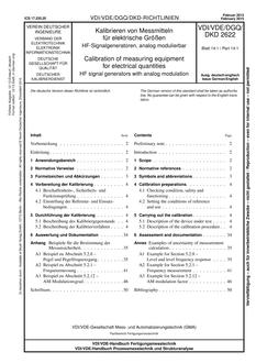 VDI VDI/VDE/DGQ/DKD 2622 BLATT 14.1