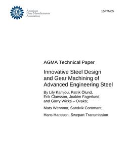 AGMA 15FTM05