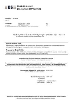 DANSK DSF/FPRCEN ISO/TS 19590
