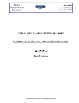 FORD W-IMMS