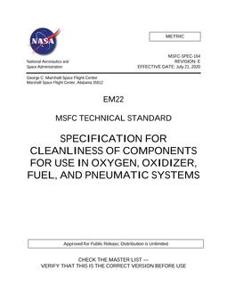 NASA MSFC-SPEC-164 Rev. E