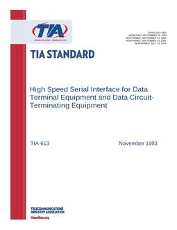 TIA TIA-613