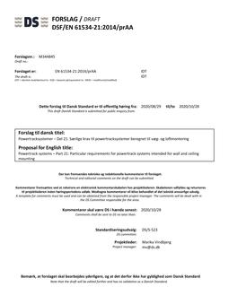 DANSK DSF/EN 61534-21/PRAA