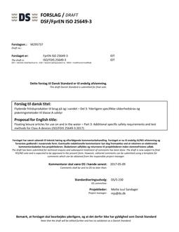DANSK DSF/FPREN ISO 25649-3