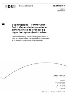 DANSK DS/EN 1279-1