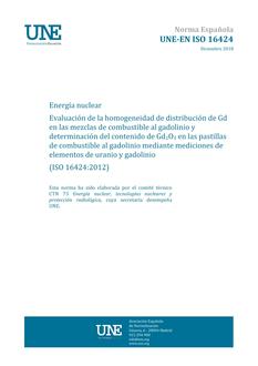 AENOR UNE-EN ISO 16424