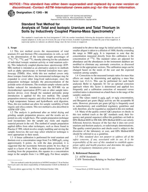 ASTM C1345-96