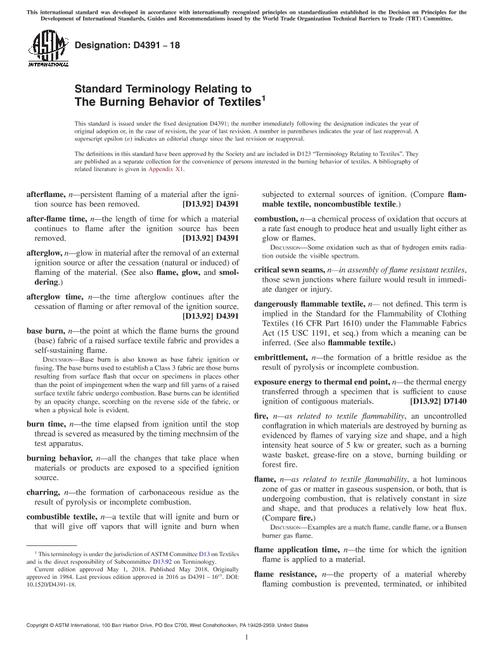 ASTM D4391-18