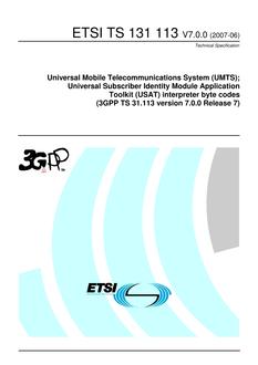 ETSI TS 131 113