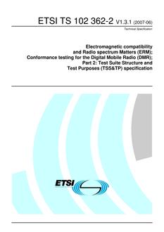 ETSI TS 102 362-2