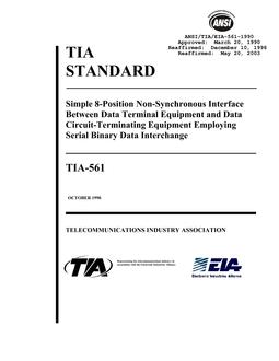 TIA ANSI/TIA-561