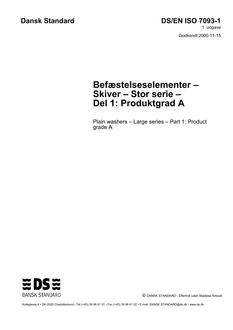 DANSK DS/EN ISO 7093-1