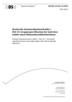 DANSK DS/IEC 61196-13