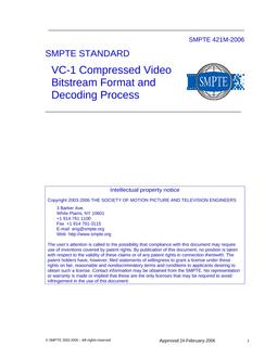 SMPTE ST 421M