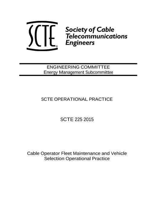 SCTE 225 2015
