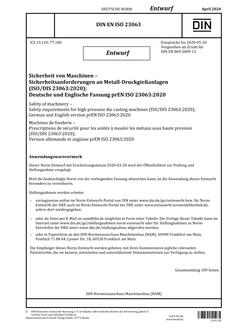 DIN EN ISO 23063 - DRAFT