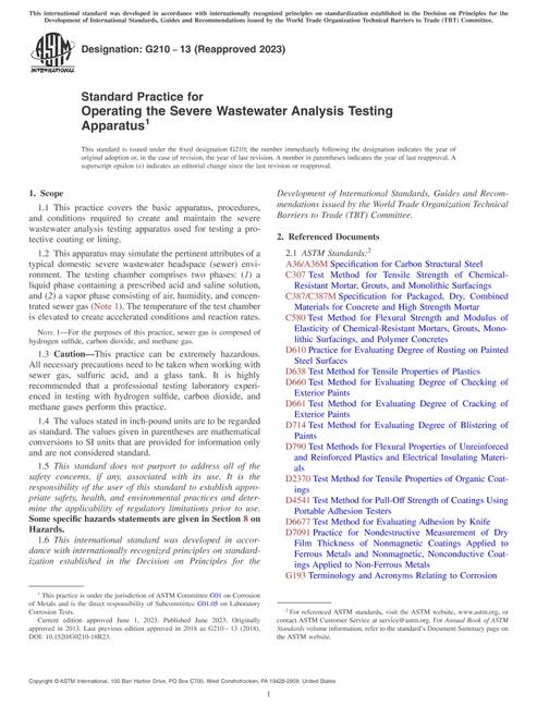 ASTM G210-13(2023)