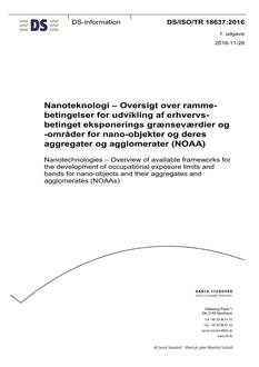 DANSK DS/ISO/TR 18637