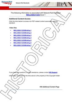NR NR/L3/SIG/11235 ISSUE 1